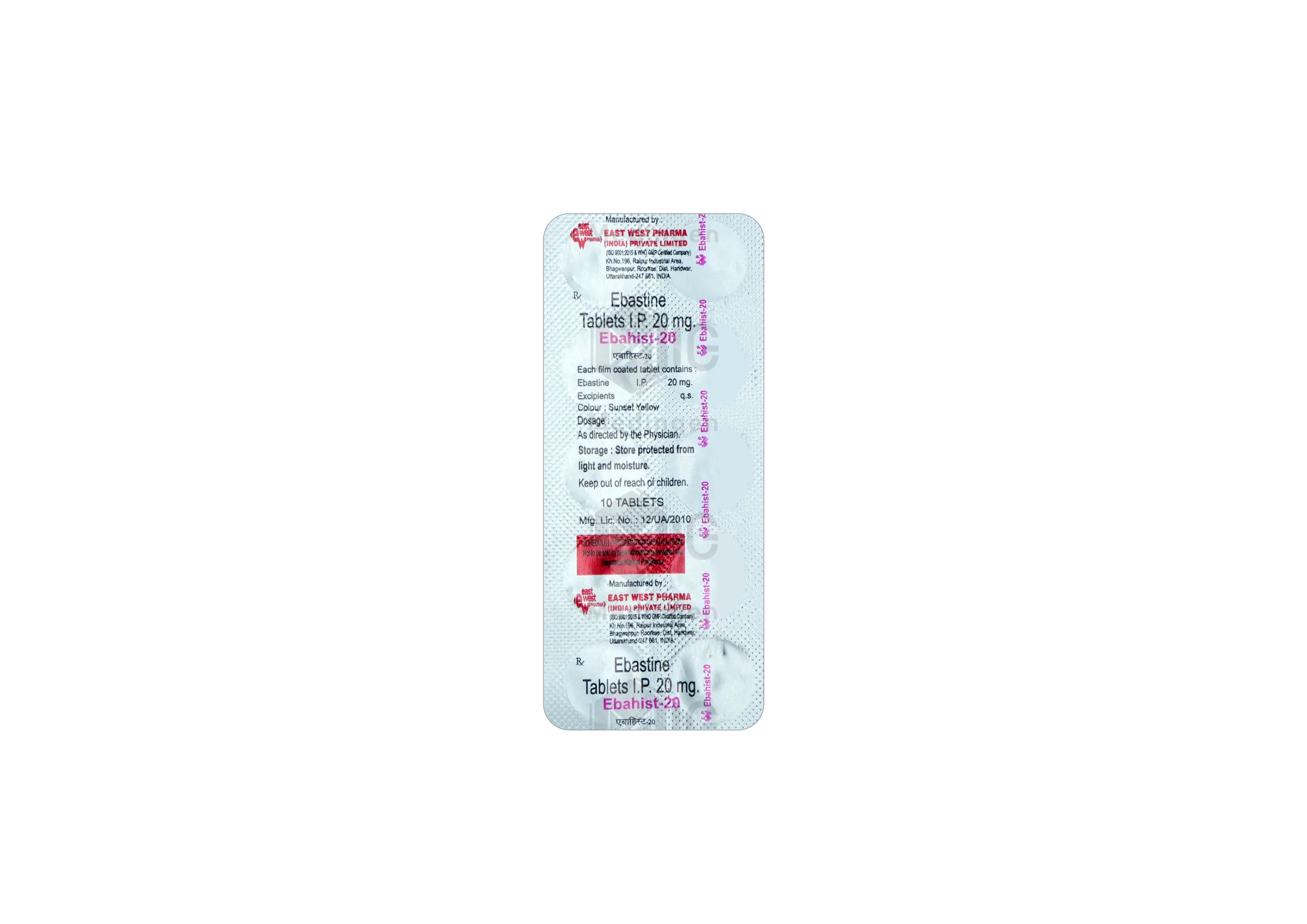 EBAHIST 20MG